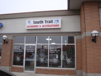 Store front for South Trail Fashions and Alterations