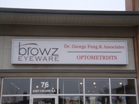 Store front for Browz Eye Ware