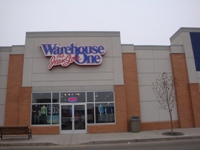 Store front for Warehouse One, The Jean Store