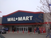 Store front for Walmart