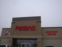 Store front for Petland