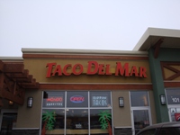 Store front for Taco Del Mar