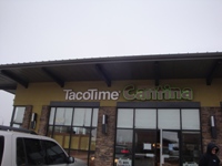 Store front for Taco Time Cantina