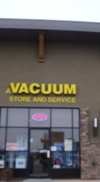 Store front for A Vacuum Store and Service Inc.