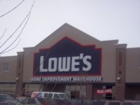 Store front for Lowe's