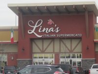 Store front for Lina's Italian Supermercato